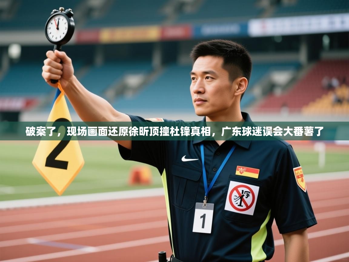 破案了，现场画面还原徐昕顶撞杜锋真相，广东球迷误会大番薯了